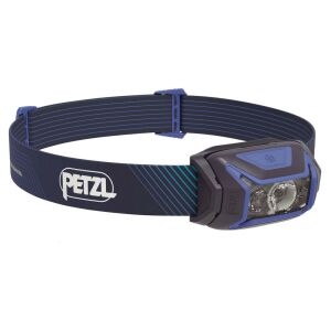 Petzl Actik Core plava naglavna svjetiljka, puni pogled - Lampa i rasvjeta