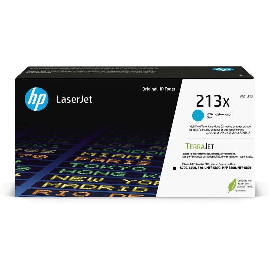 HP 213X Eredeti Toner Cián