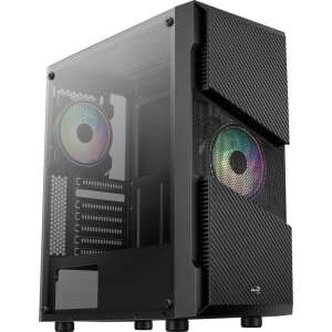 Obudowa PC Aerocool Menace Saturn RGB Czarna z wentylatorami RGB - Aerocool Pokój komputerowy