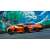 A The Crew Motorfest Xbox One játékmenet képernyőképe, egy sportkocsival, ami egy graffiti fal hátterében vezet