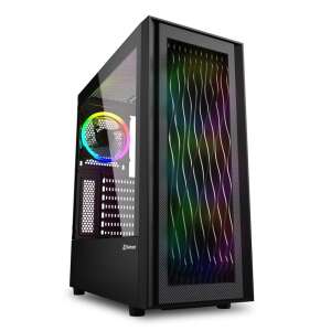 Obudowa komputerowa Sharkoon RGB Wave Midi-ATX 73085444 - Komputer i akcesoria