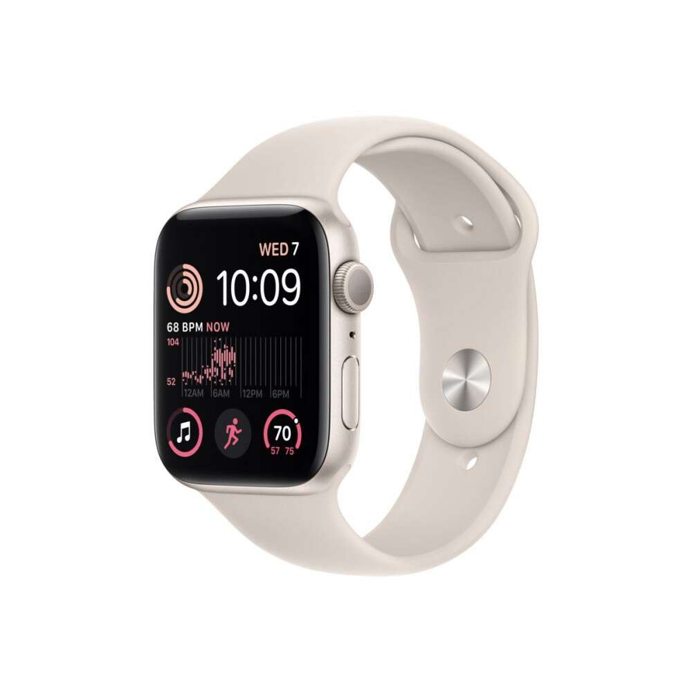 Apple watch se (2022) gps (44mm) okosóra - csillagfény alumíniumt...