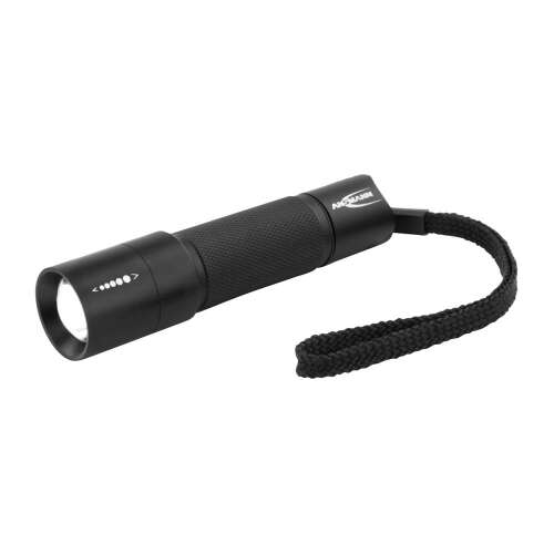 Ansmann M100F zseblámpa, fekete, pánttal