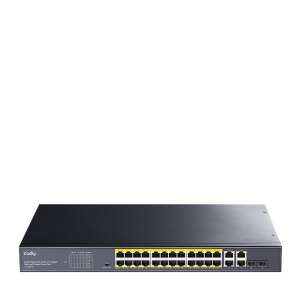Cudy GS1028PS2 mrežni prekidač Gigabit Ethernet (10/100/1000) s podrškom za napajanje putem Ethernet-a (PoE) Crni 73759584 - Cudy