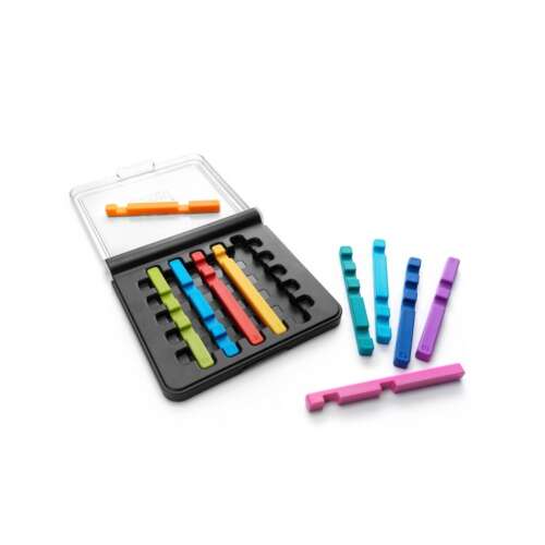 Joc de logică Smart Games IQ-Stixx cu bețe colorate și o tavă neagră