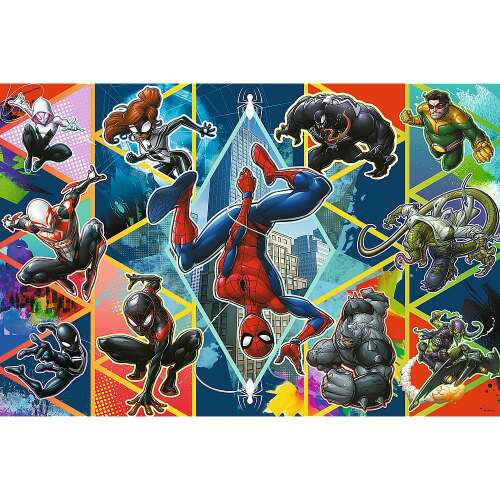 Trefl Junior Super Shape XL Marvel Pókember 160 darabos puzzle kész kép