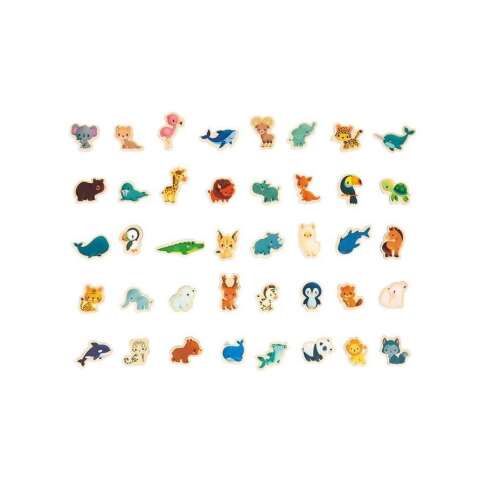 Janod Little Animals - 40 darabos mágneses puzzle 73142034