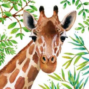 Tropical Giraffe papírszalvéta 33x33cm, 20db-os 78948719 