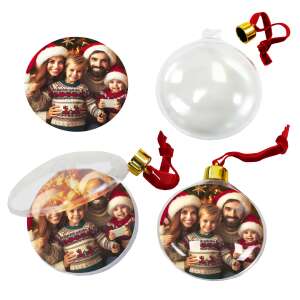 Pepita Ornamente Crăciun Foto Personalizate 4buc