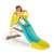 Child playing on the Smoby water slide