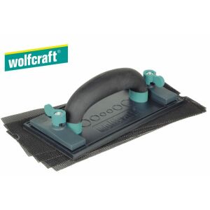 WOLFCRAFT Handschleifer-Set mit Schleifgitter - Wolfcraft