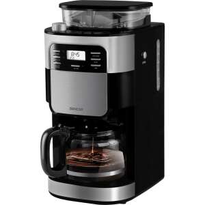 Cafetiera, Sencor, Sticla/Inox, 900W, 1.5l, Negru (SCE 7000BK)
