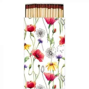 Poppy Meadow gyufa, gyufásdoboz virágmintával - Gyufa