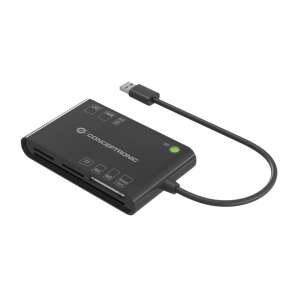 CONCEPTRONIC Kartenleser USB-A2.0->7-in-1            schwarz 73127995 - Kartenleser