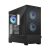 Carcasă PC Fractal Design Pop Air RGB Black TG Clear Tint, vizualizare unghiulară