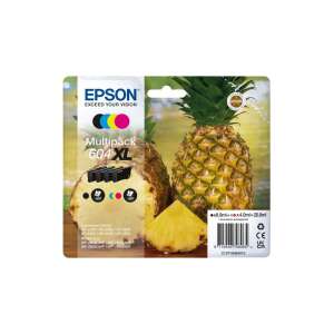 Epson 604XL Multipack Tintenpatronen, Schwarz, Cyan, Magenta, Gelb, Original, Hohe Kapazität - Epson