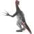 Schleich Therizinosaurus dinoszaurus figura, szürke és piros, hátulnézet