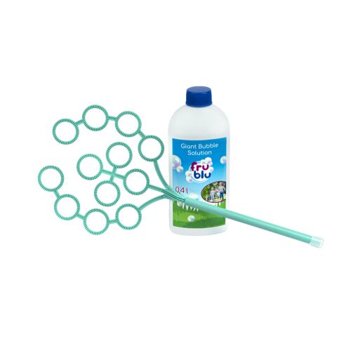 FruBlu Bubble Blower Tree Set, 0.4L bubble solution and wand