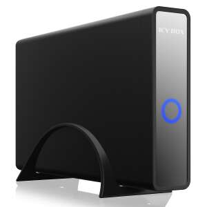 RaidSonic IcyBox IB-382H-C31 zewnętrzna obudowa dysku twardego, czarna, USB 3.2 Typ-C, 2,5"/3,5" HDD/SSD - RaidSonic