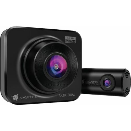 Navitel AR280 Dual Dashcam mit Front- und Rückfahrkamera, Full HD Aufnahme, Nachtsicht