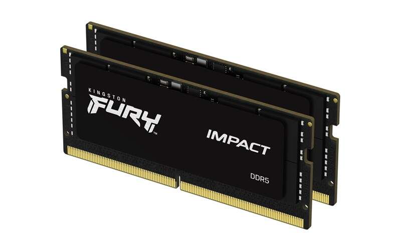 Kingston 64gb / 5600 fury impact ddr5 notebook ram kit (2x32gb)