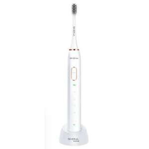 Shona Sonic Pro electric toothbrush, white, with charging stand - Mouth shower and Electric toothbrush