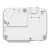 BenQ EW600 3D projector, white, bottom view, showing feet