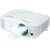 Acer P1357Wi DLP projector, white, front view, projector on