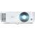 Acer P1357Wi DLP projector, white, front view, projector on