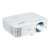 Acer P1357Wi DLP projector, white, front view, projector on