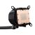 Bottom view of Asus ROG Ryuo III CPU cooler pump head showing copper contact plate