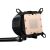 Bottom view of Asus ROG Ryuo III CPU cooler pump head showing copper contact plate