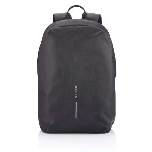 XD Design Bobby Soft 15.6 inch laptop backpack, black, front view