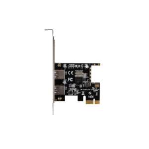 Lanberg 2x USB 3.1 PCIe Erweiterungskarte, 2x USB 3.1 Ports, PCI Express 1x Schnittstelle, NEC / uPD720200 Chipsatz - USB-Hubs