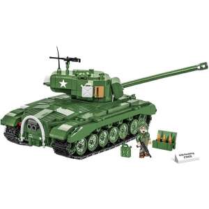 Cobi M26 Pershing T26E3 Panzermodell, 1:28 Maßstab, grün, zusammengebaut, mit Soldatenfigur - Cobi