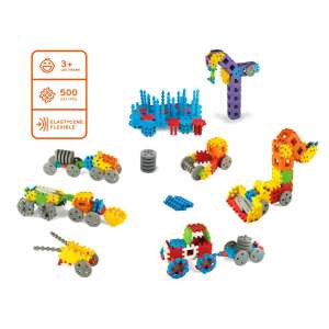 Marionex Konstruktor Mini Waffle 500 darabos építő készlet, különféle építési példákkal - Marioinex