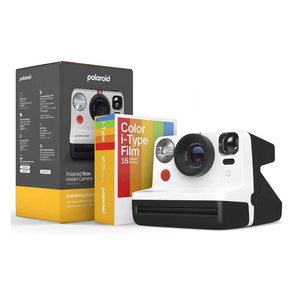 Polaroid now gen 2 e-box i-type instant fényképezőgép + 16 db fil...
