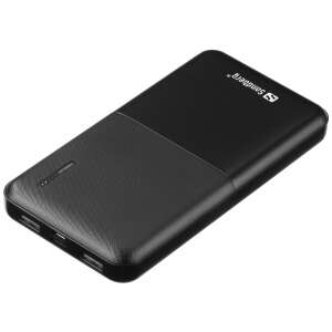 Sandberg Saver Powerbank 10000mAh fekete, hordozható akkumulátor, power bank, telefon, táblagép vagy más eszközök töltése - Mobiltelefon kiegészítő
