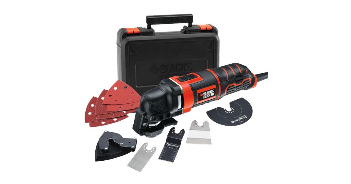 Black Decker MT300KA Multifunction Vibratory Tool Orange