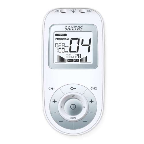 Sanitas SEM 43 Digitális EMS/TENS Izomstimulátor, elülső nézet