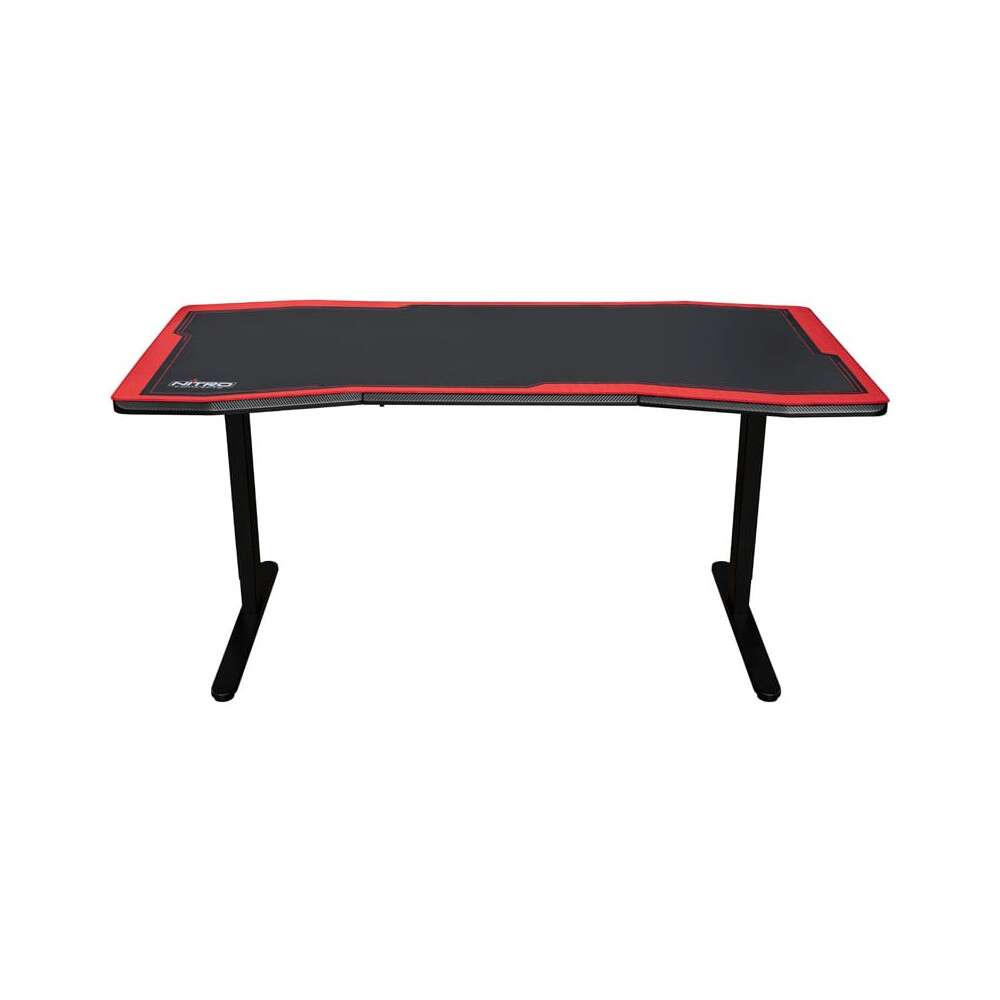 Nitro concepts d16m gamer asztal - fekete/piros