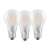 Becuri LED OSRAM Base, pachet de 3, E27, alb cald, 7W, 806lm