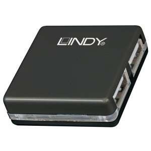 LINDY 42742 USB 2.0 HUB (4 port) Fekete 72941258 