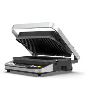 Aeno EG1 Elektrogrill geöffnet, Tischgrill für Indoor-Grillen - Tischgrills