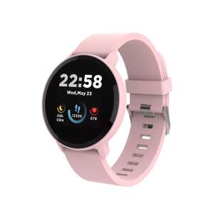 Canyon Lollypop SW-63 smartwatch in pink, 3/4 view - Smartwatch