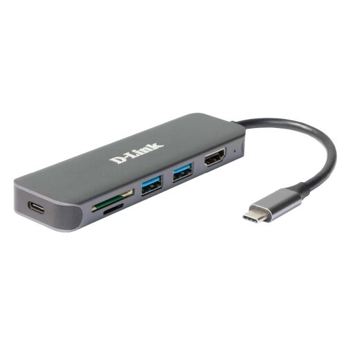 D-Link DUB-2327  6-in-1 USB-C Hub mit HDMI/USB-PD/SD-Reader retail 134281217