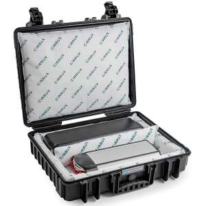 B&W Outdoor Case 6040 Akkumulátor Bőrönd - Fekete 72635688 