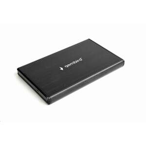 Gembird EE2-U3S-3 2,5 Zoll USB 3.0 externes Festplattengehäuse, schwarz - Gembird