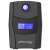 PowerWalker Basic VI 600 STL FR 600VA / 360W Line-Interactive Back-UPS, predný pohľad na čierny zdroj bez prerušenia