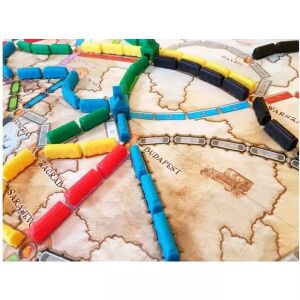Ticket to Ride Europe - društvena igra o željeznici, na mađarskom jeziku